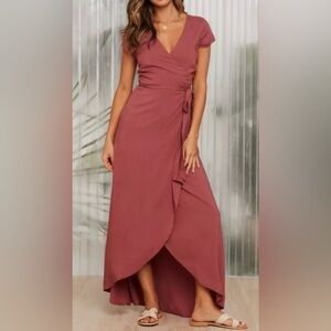 L*Space Mauve Maxi Dress